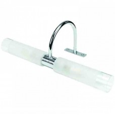 Φωτιστικό Μπάνιου 32cm με 2 ντουί G9 για τοποθέτηση πάνω σε έπιπλο σε Χρώμιο 1046-CH